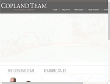 Tablet Screenshot of coplandteam.com
